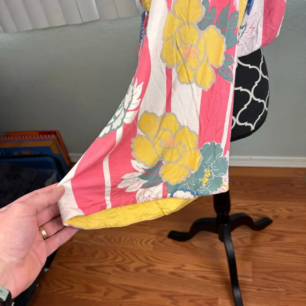 Free People That's a Wrap Printed Wrap Top Womens Sz S